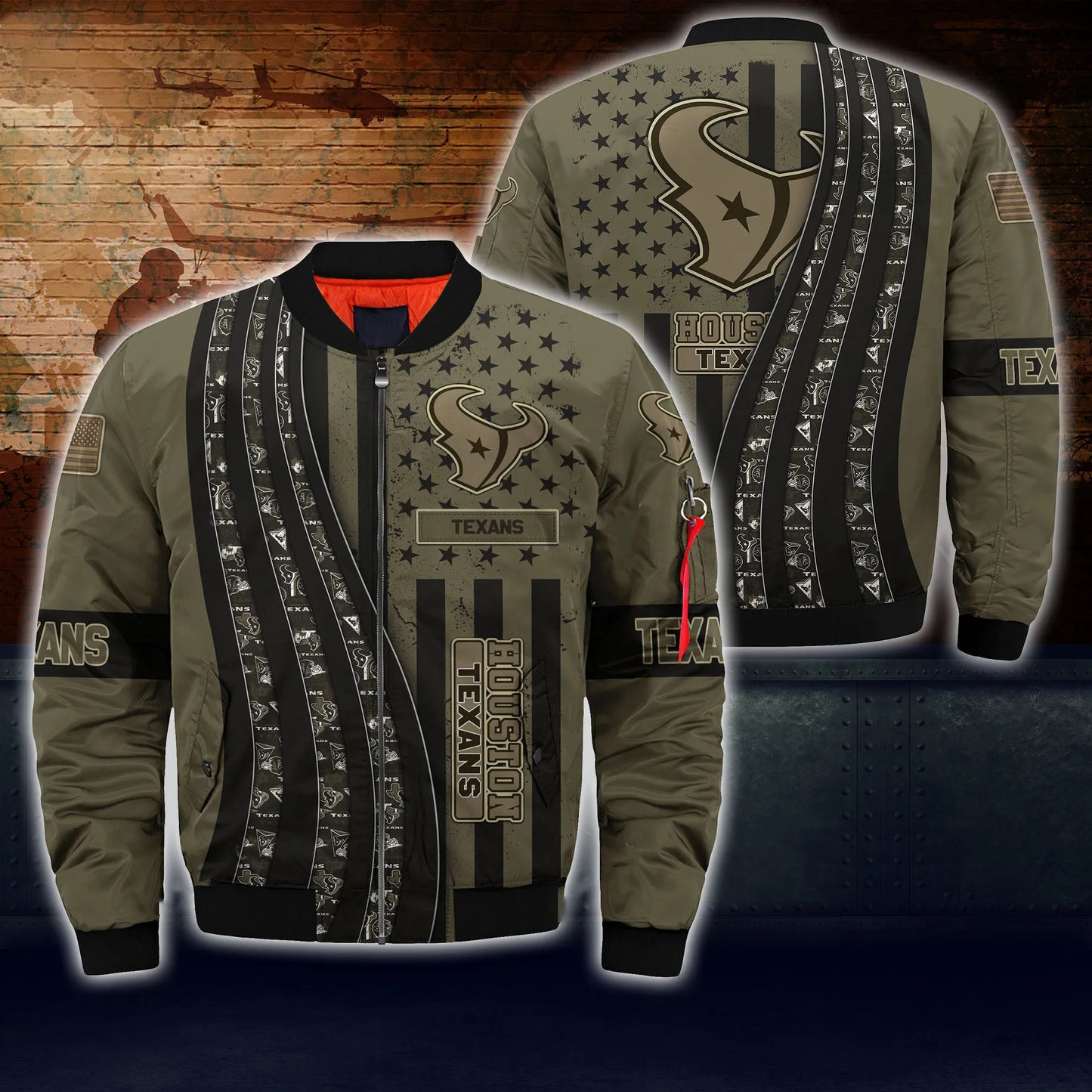 Houston Texans Thick Bomber Jacket CS82