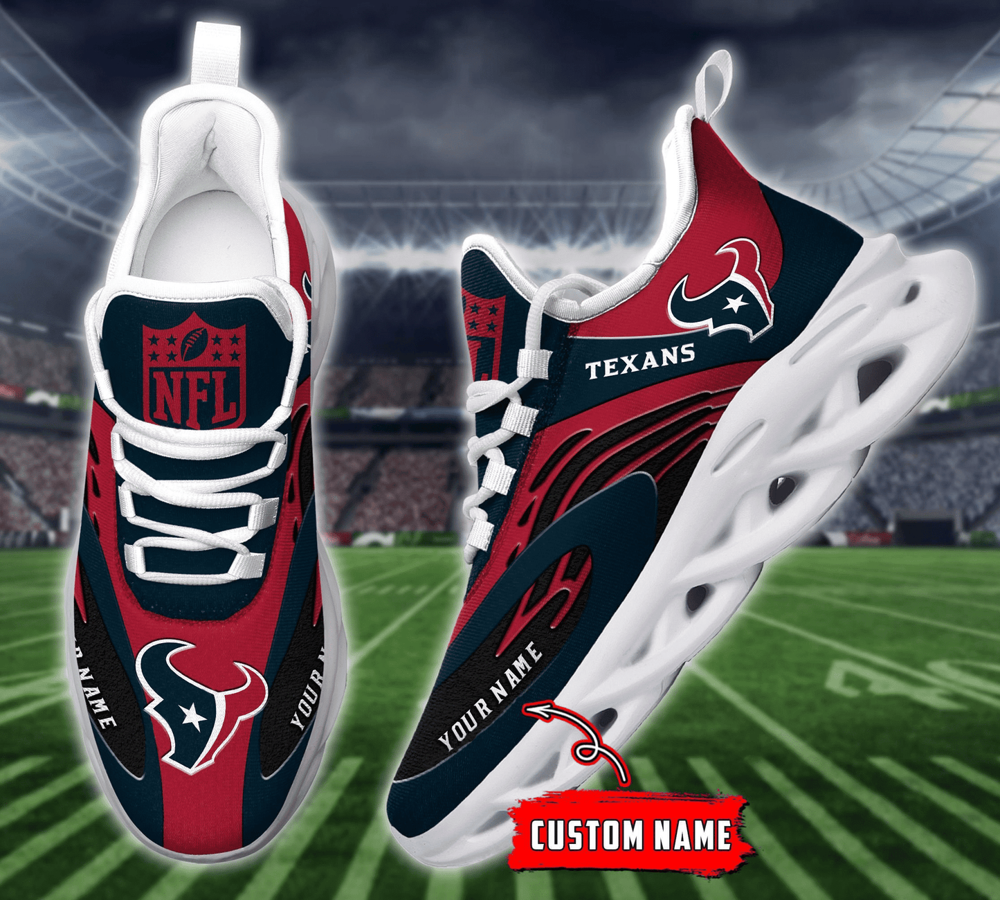 Houston Texans Yezy Running Sneakers 881