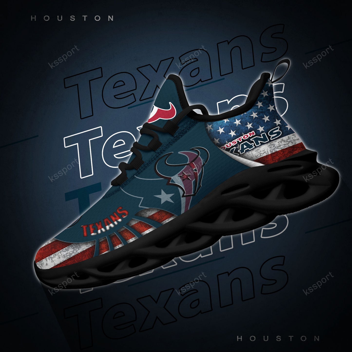 Houston Texans Yezy Running Sneakers BG816