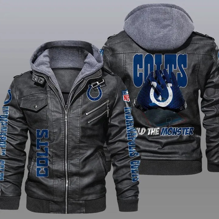 Indianapolis Colts Leather Jacket 14
