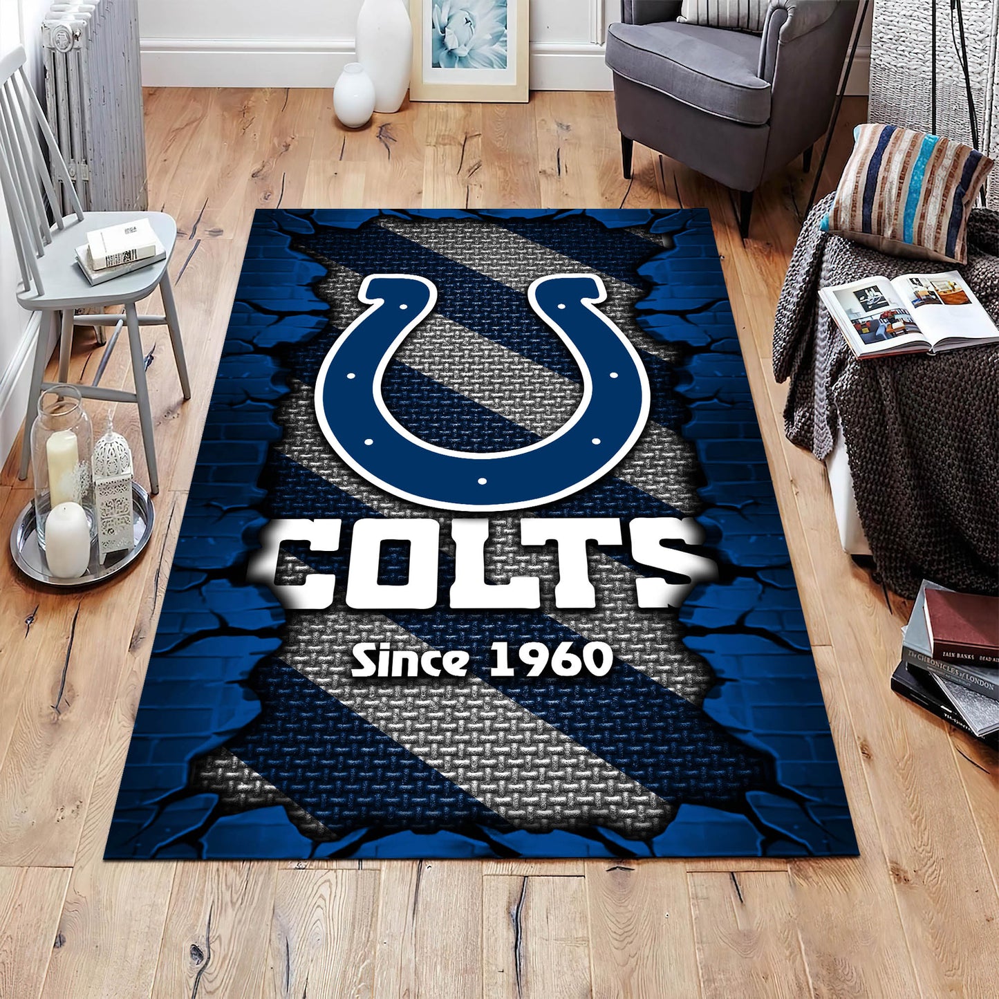 Indianapolis Colts Rectangle Rug BGRERUG135