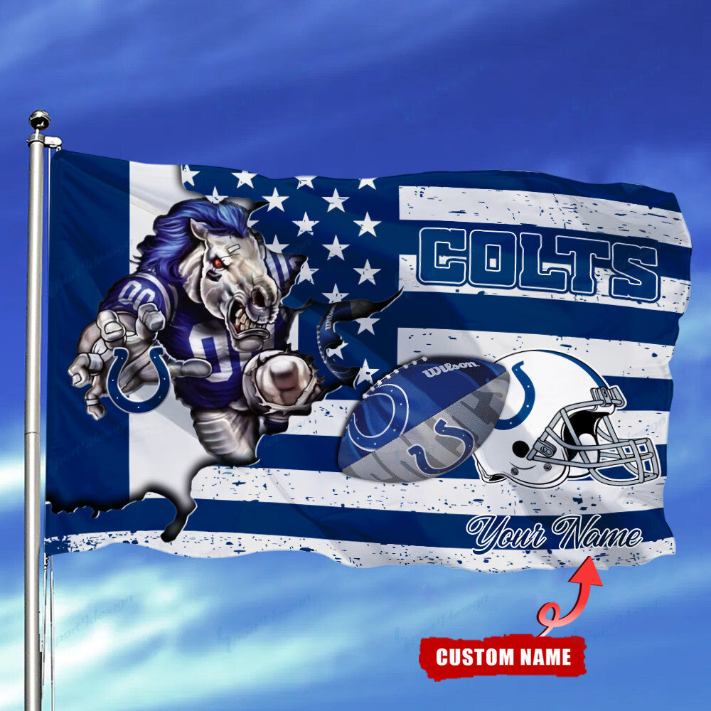 Indianapolis Colts Personalized Flag 98