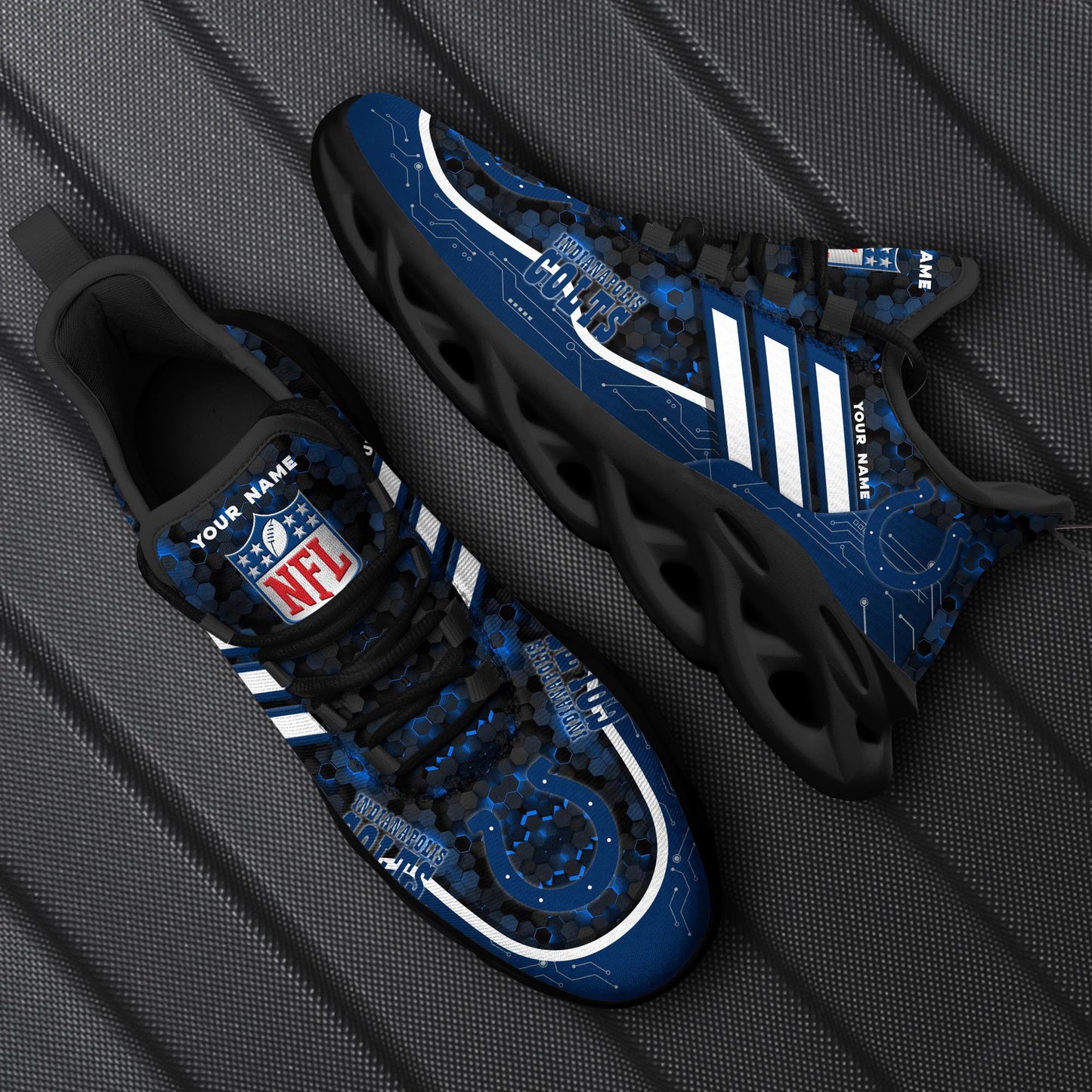 Indianapolis Colts Personalized Yezy Running Sneakers SPD652