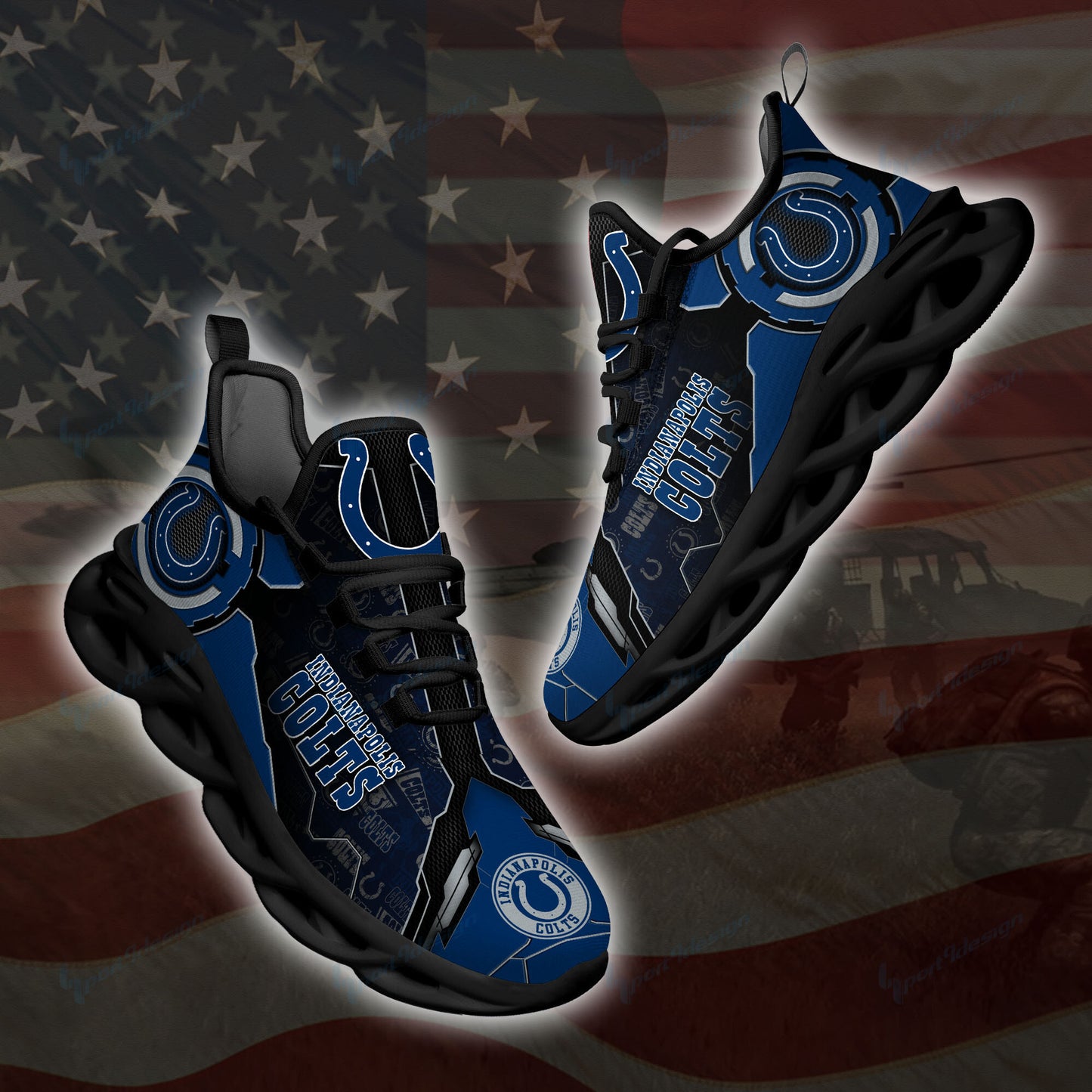 Indianapolis Colts Yezy Running Sneakers SPD18