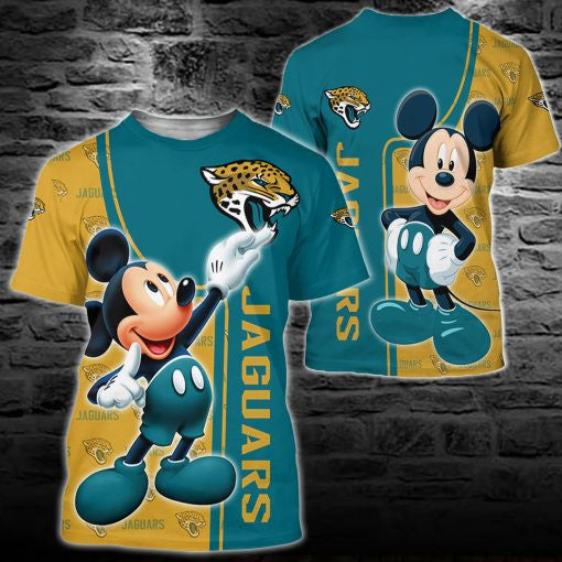 Jacksonville Jaguars Mickey All Over Printed 124