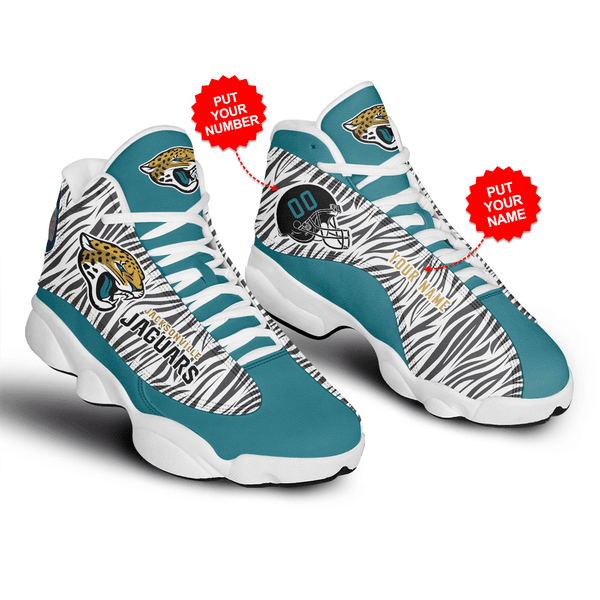 Jacksonville Jaguars Personalized AJD13 Sneakers 1070