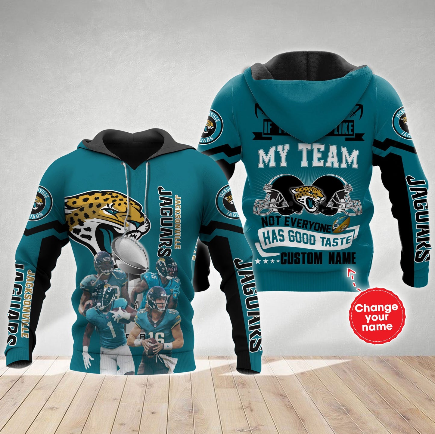 Jacksonville Jaguars Personalized All Over Printed 644