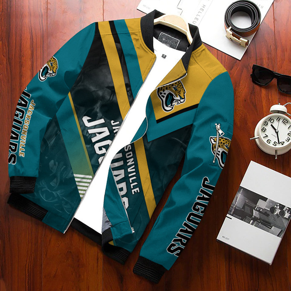 Jacksonville Jaguars Personalized Bomber Jacket BG714
