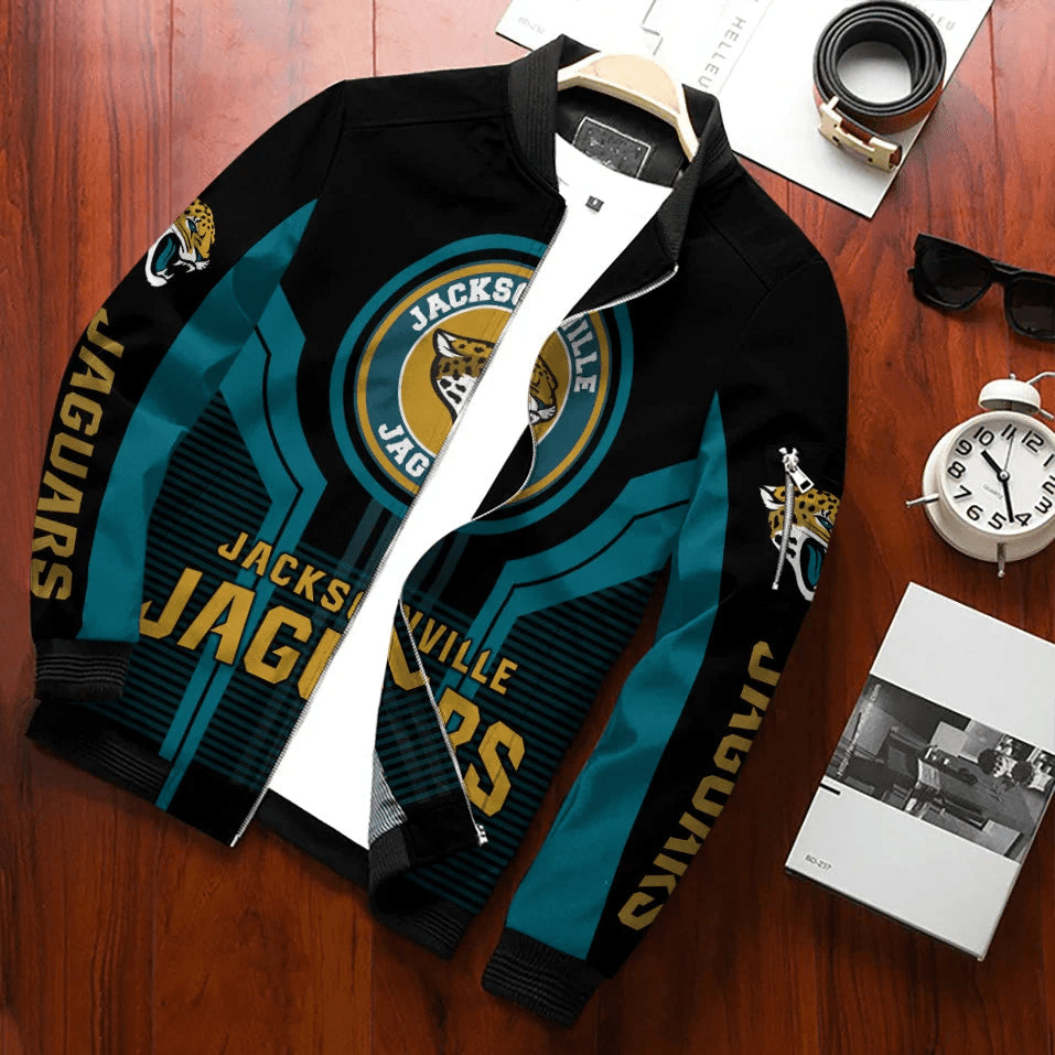 Jacksonville Jaguars Personalized Bomber Jacket BG744