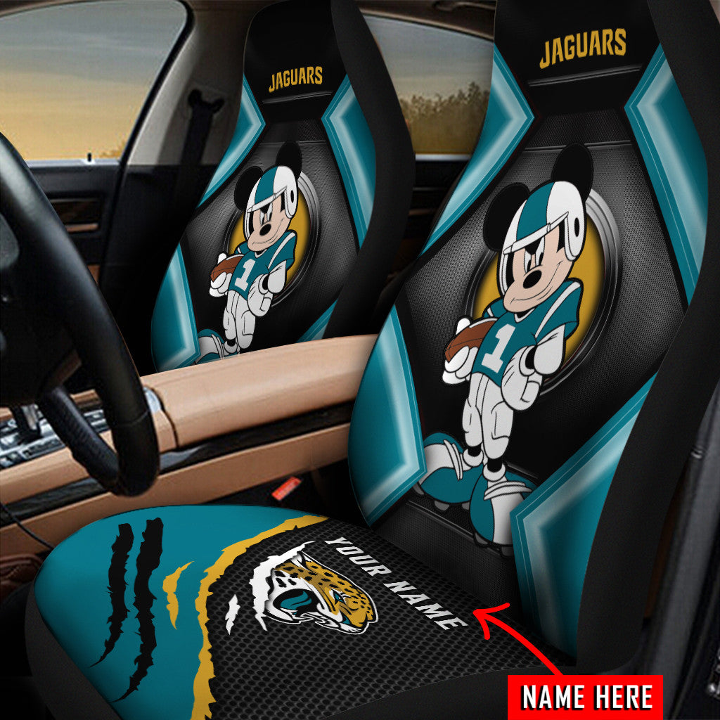 Jacksonville Jaguars Personalized Car Seat Covers BG485