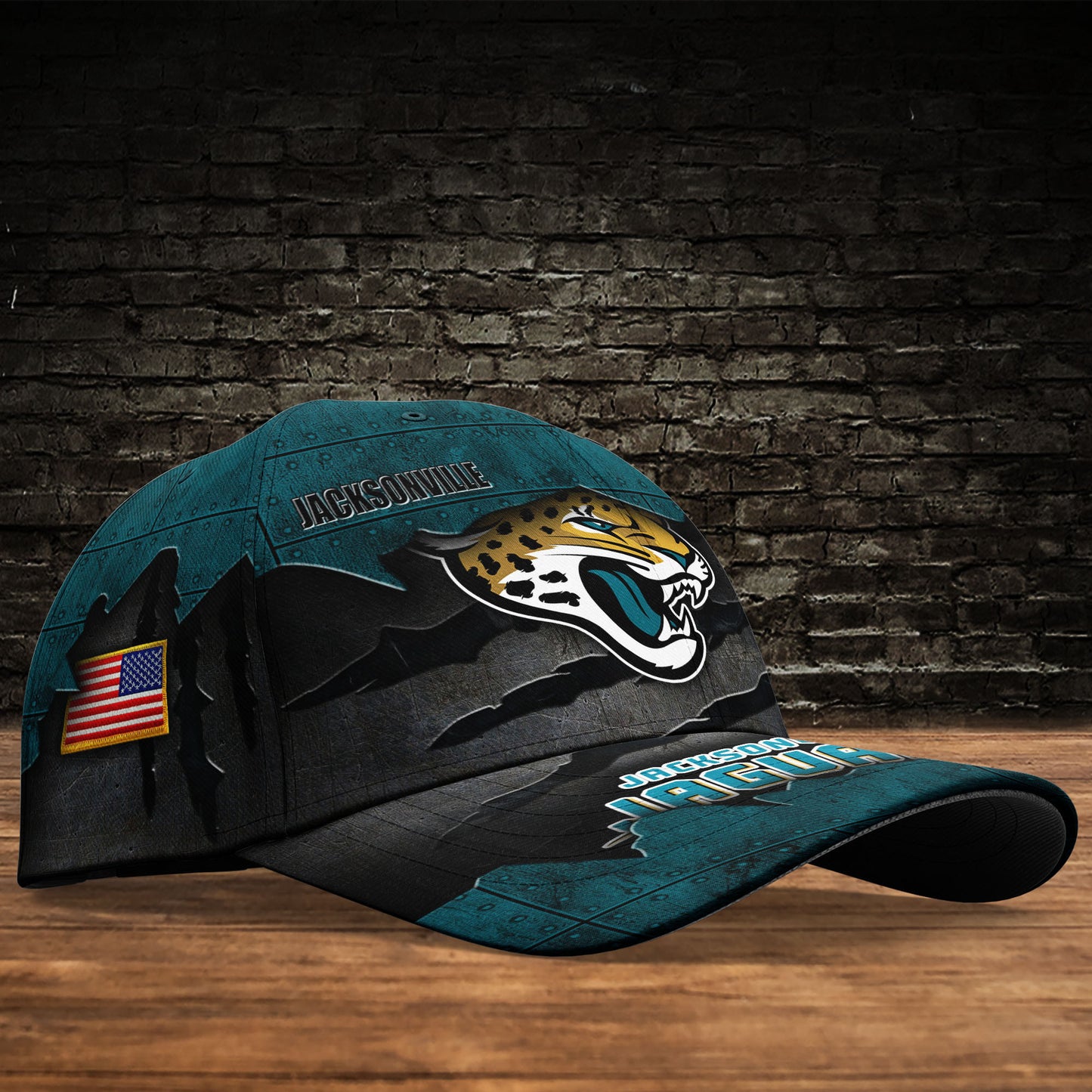 Jacksonville Jaguars Personalized Classic Cap BG305