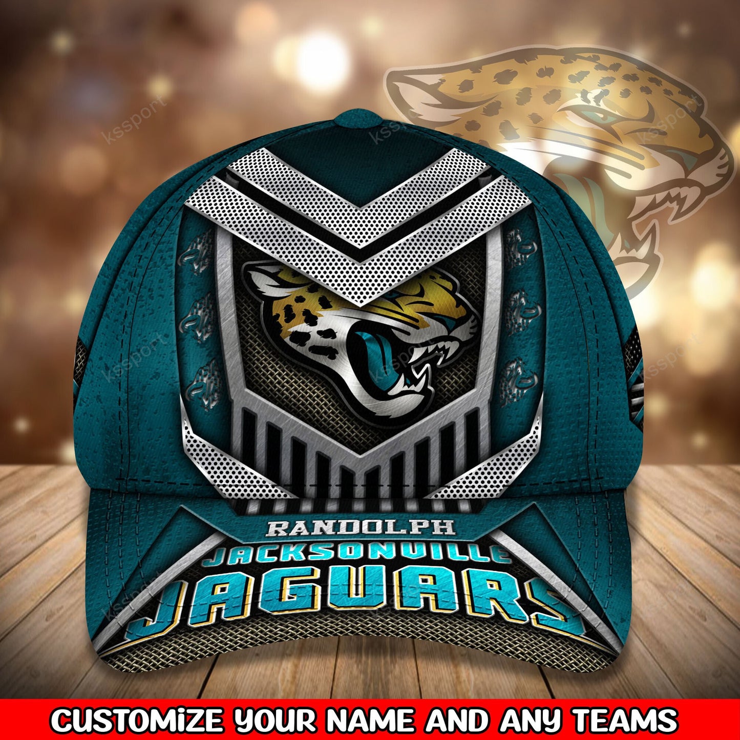 Jacksonville Jaguars Personalized Classic Cap BG775