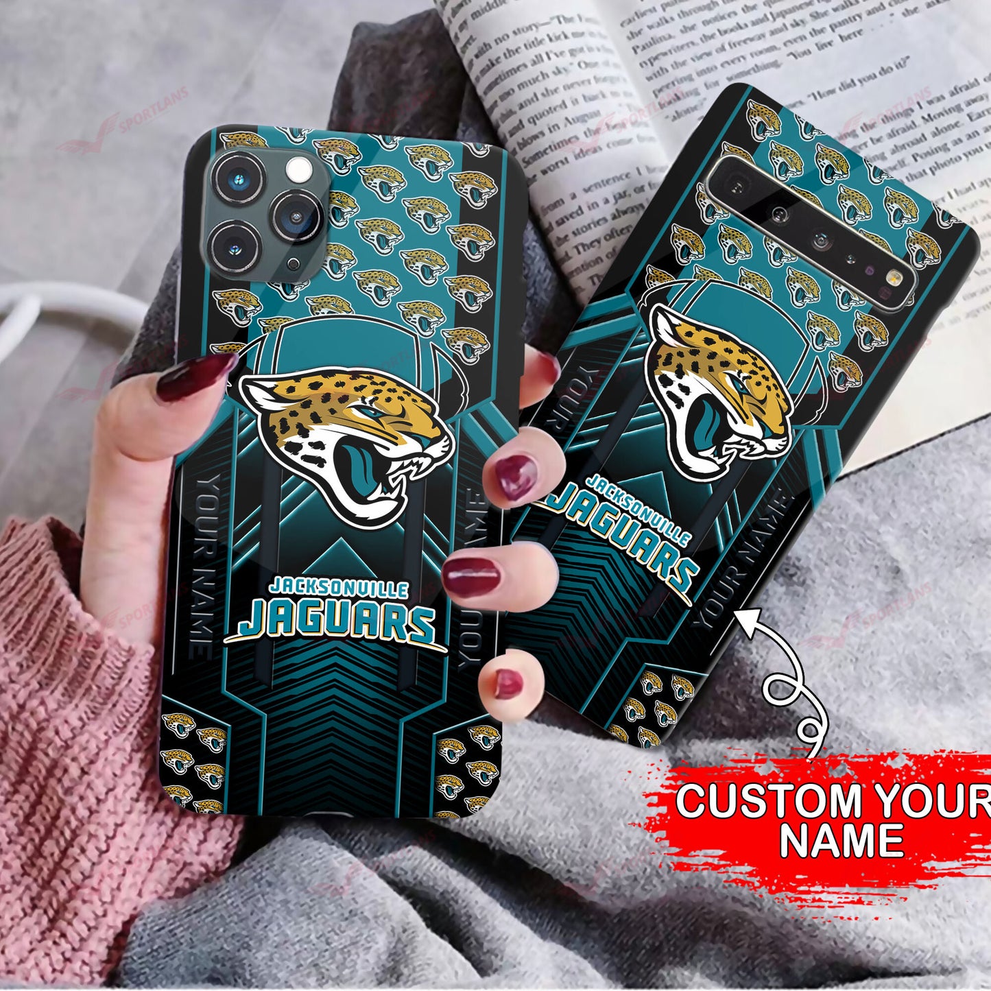 Jacksonville Jaguars Personalized Phone Case BG15
