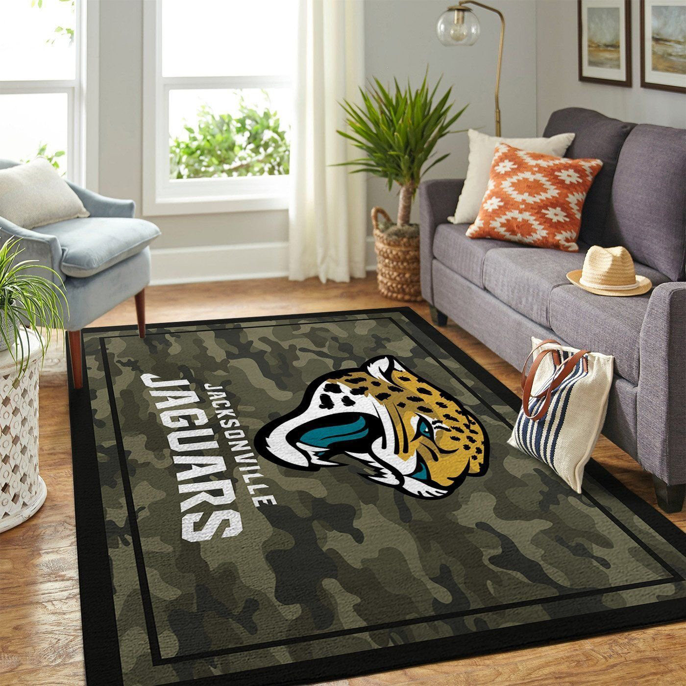 Jacksonville Jaguars Rectangle Rug 81
