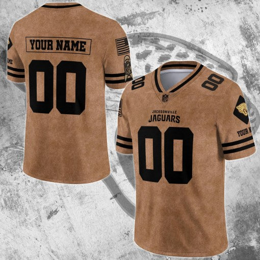 Jacksonville Jaguars Personalized V-neck Football Jersey Sport Gifts For Fan AZCVFJ079