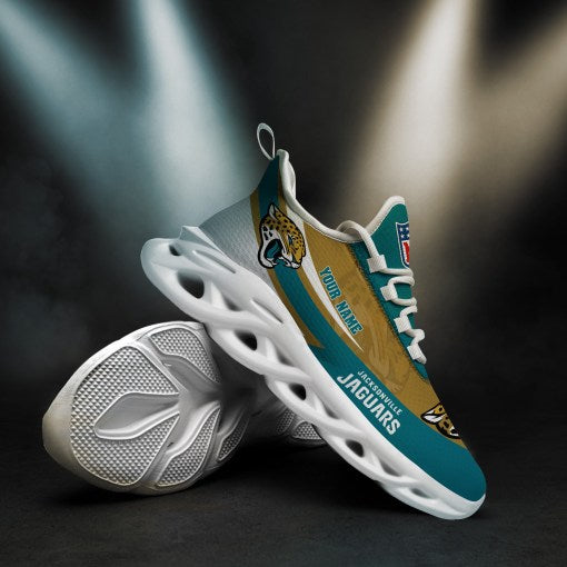 Jacksonville Jaguars Personalized Yezy Running Sneakers SPDMS798