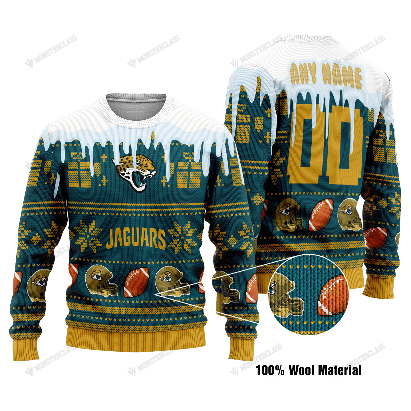 Jacksonville Jaguars Woolen Sweater 161