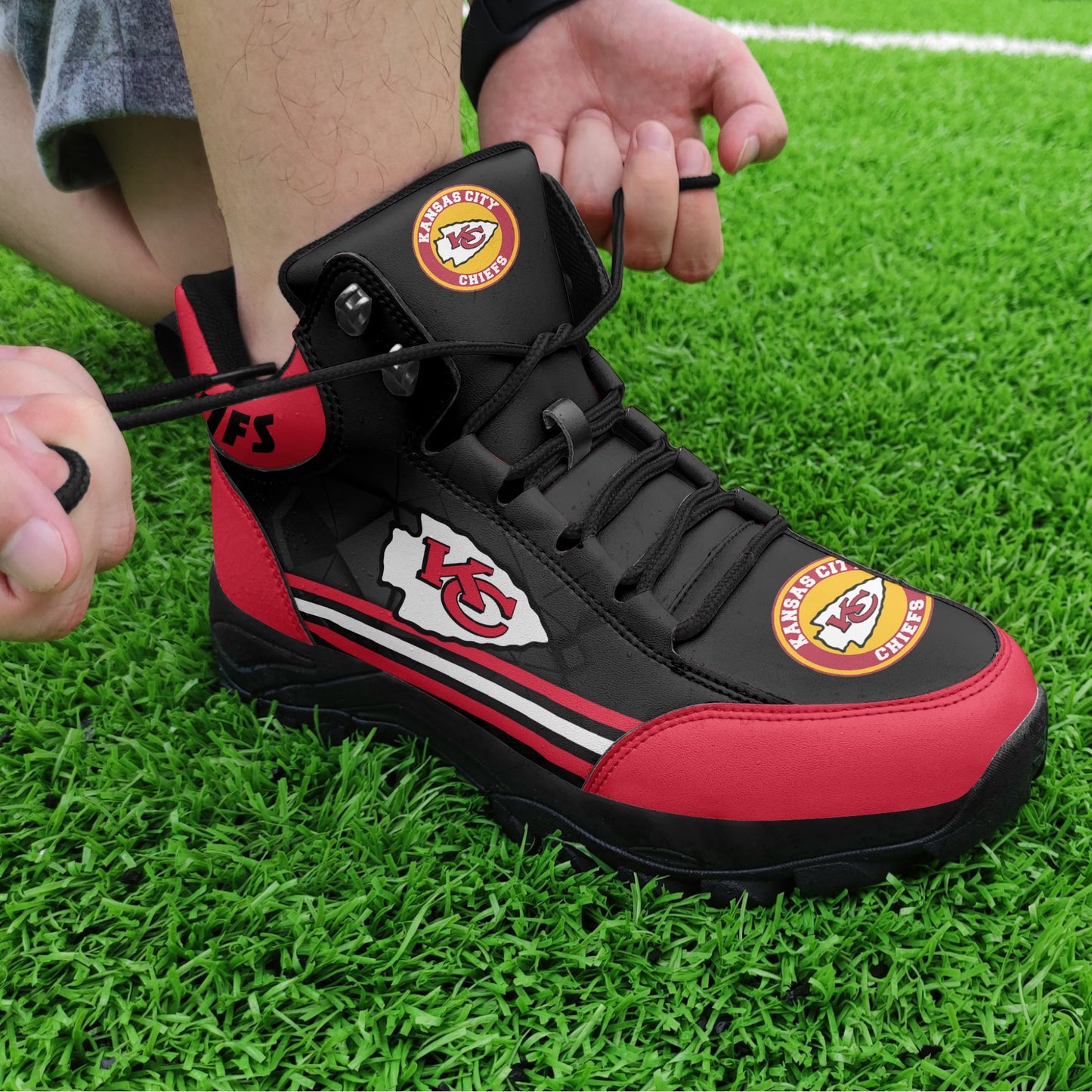 Kansas City Chiefs Hiking Shoes 18