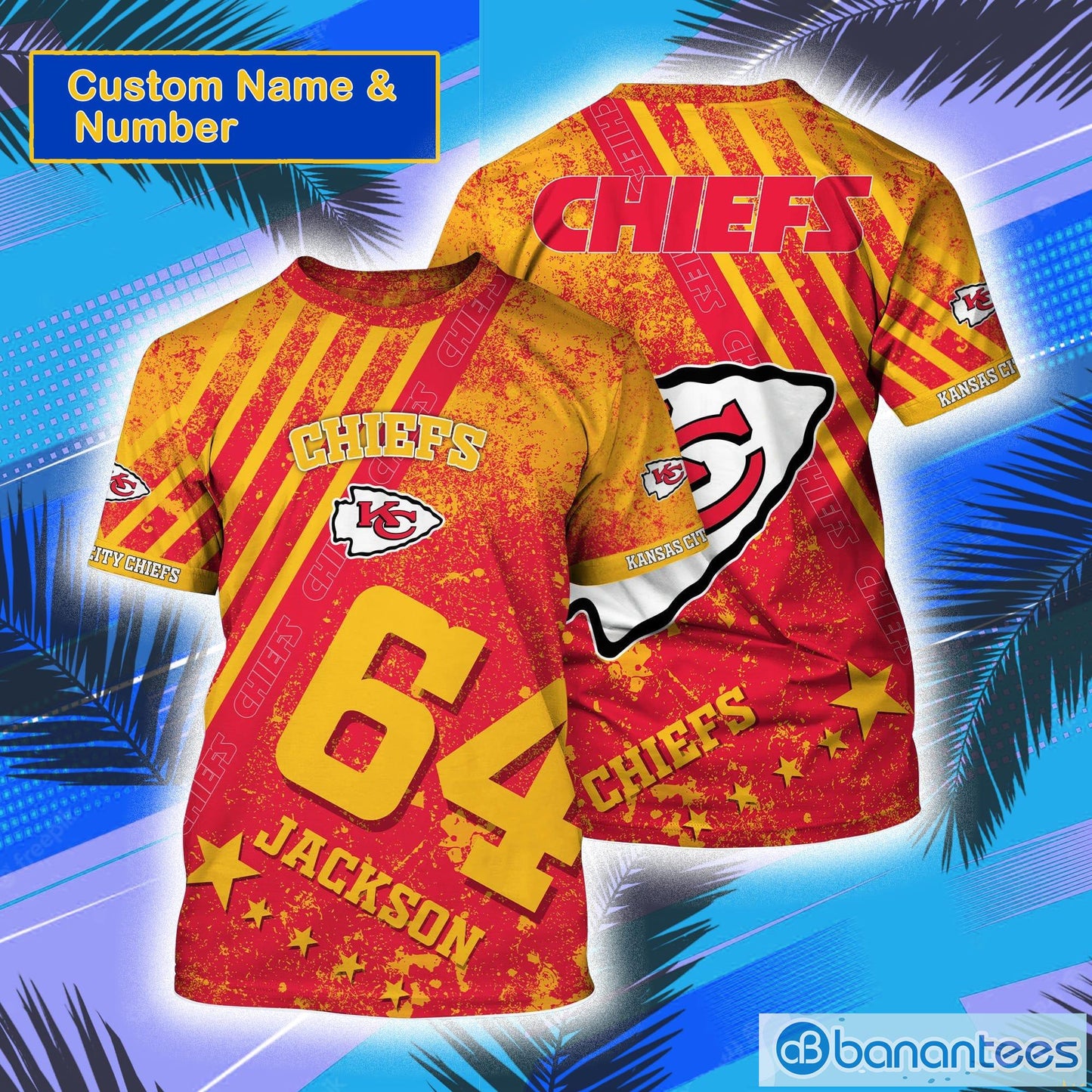 Kansas City Chiefs Personalized T-Shirt BGTS583