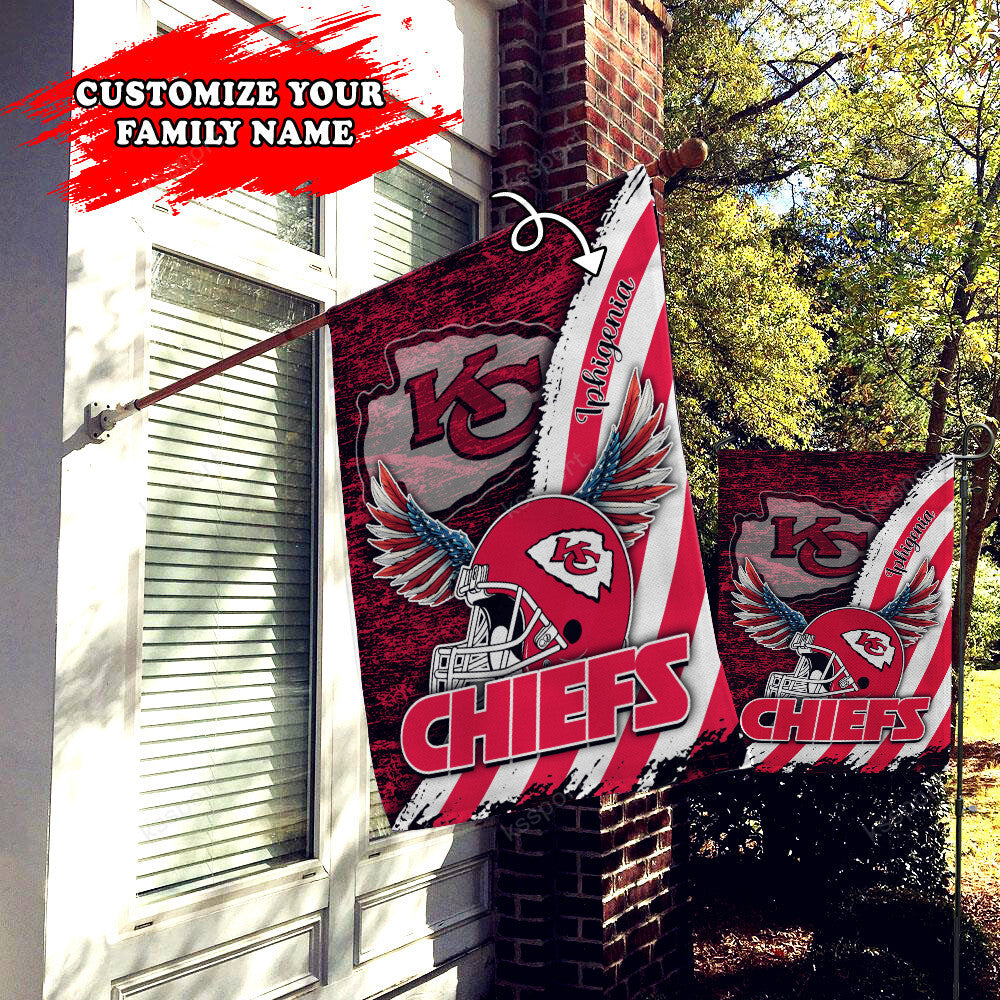 Kansas City Chiefs Personalized Flag 457