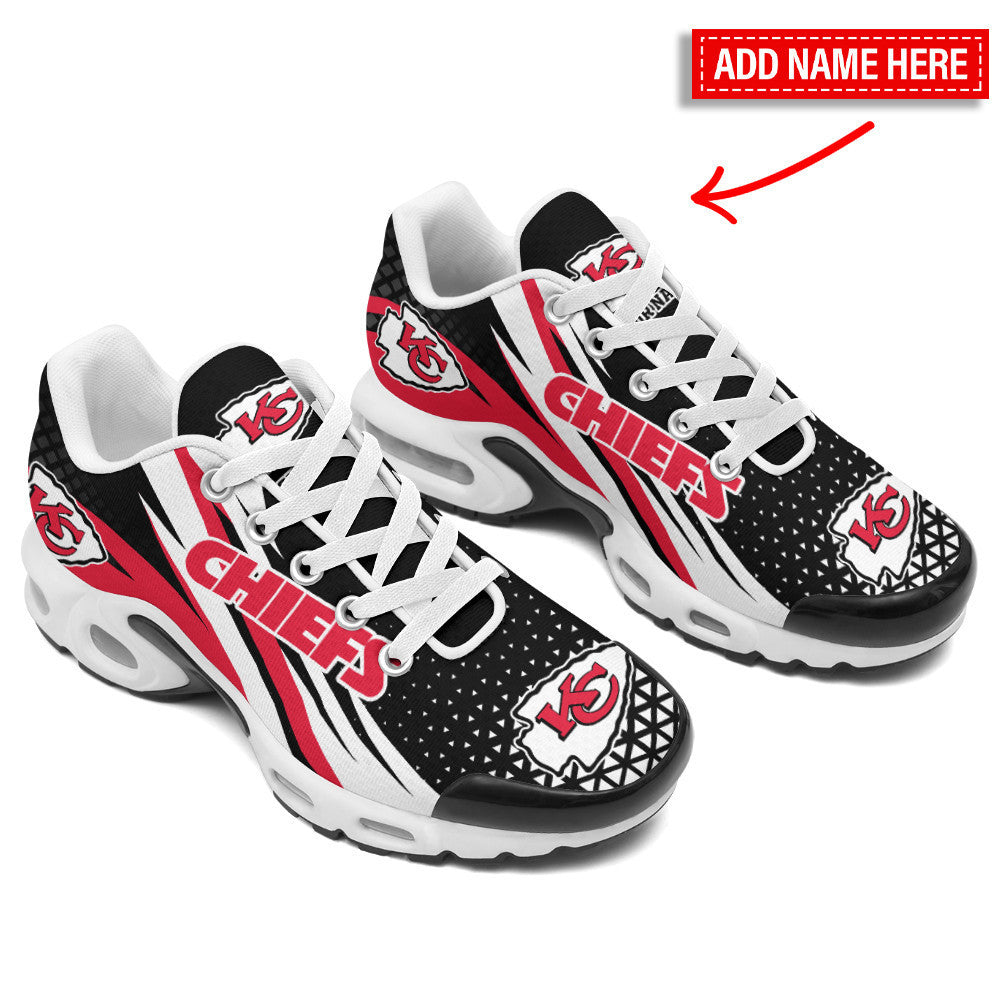 Kansas City Chiefs Personalized Plus T-N Youth Sneakers BG119