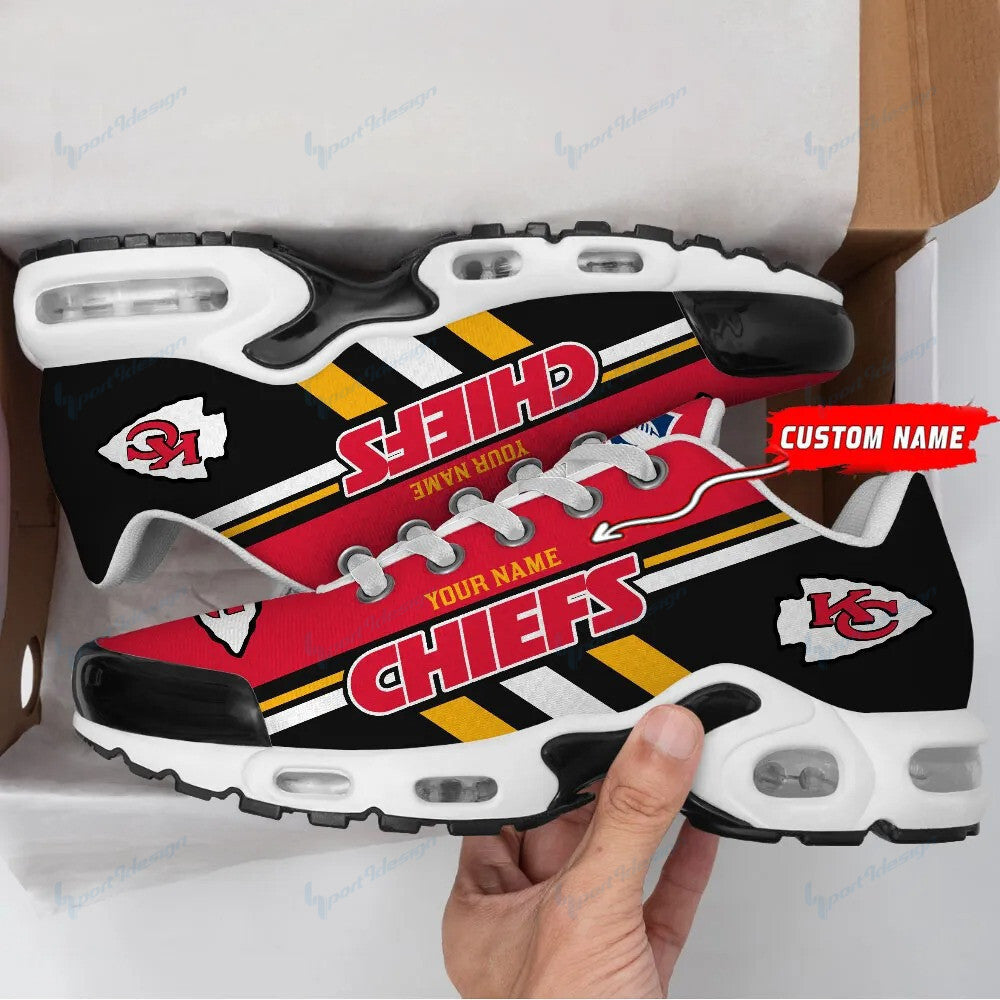 Kansas City Chiefs Personalized Plus T-N Youth Sneakers BG63