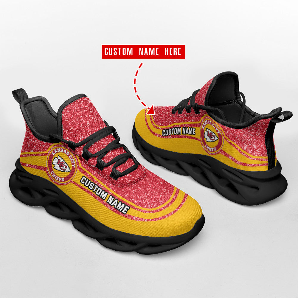 Kansas City Chiefs Personalized Yezy Running Sneakers SPD336