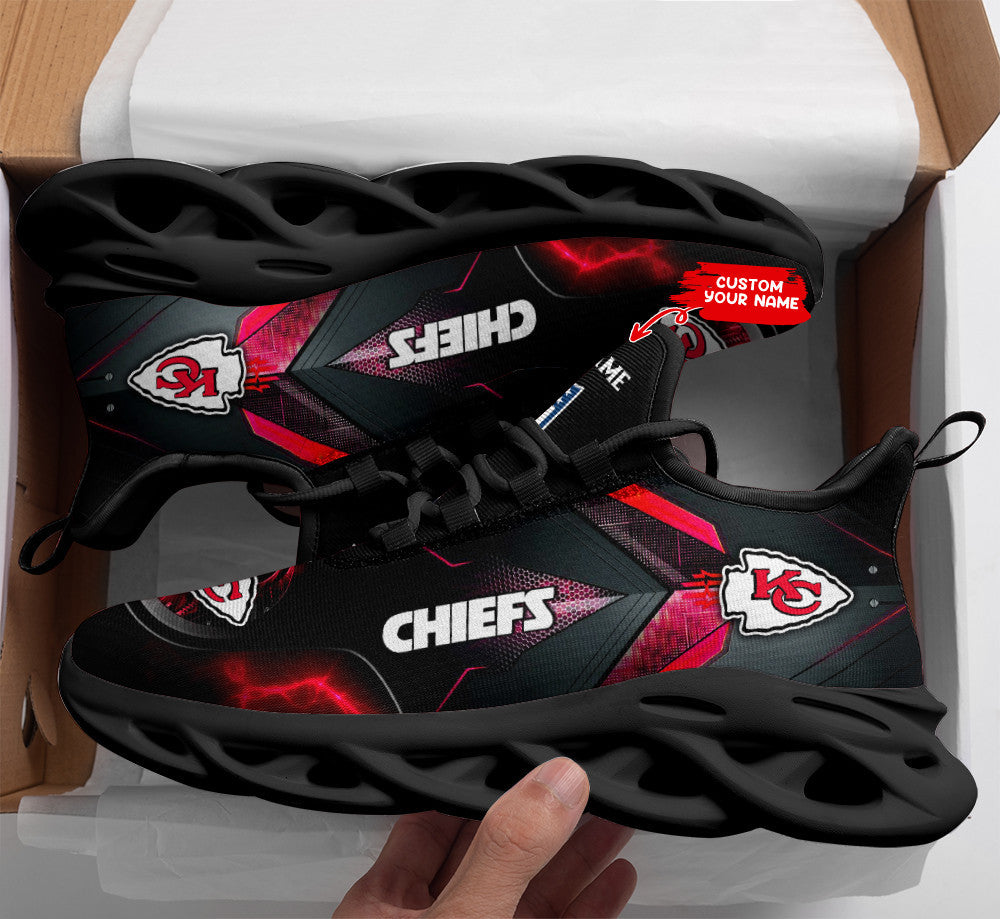 Kansas City Chiefs Personalized Yezy Running Sneakers SPD383