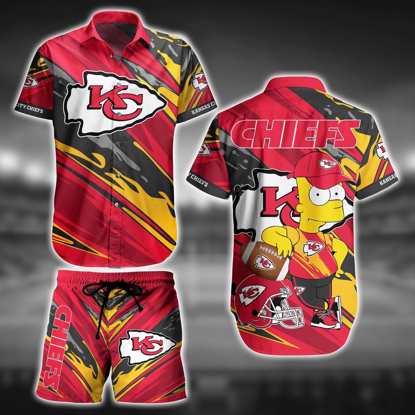 Kansas City Chiefs Shirt and Shorts BG204