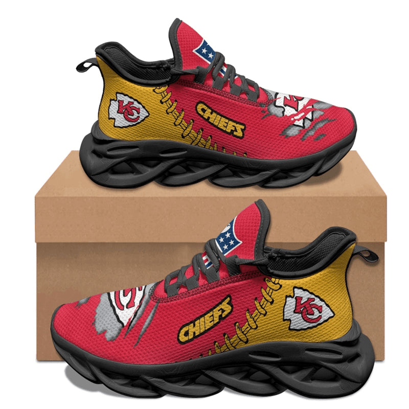 Kansas City Chiefs Sneakers 3D Max Soul Shoes
