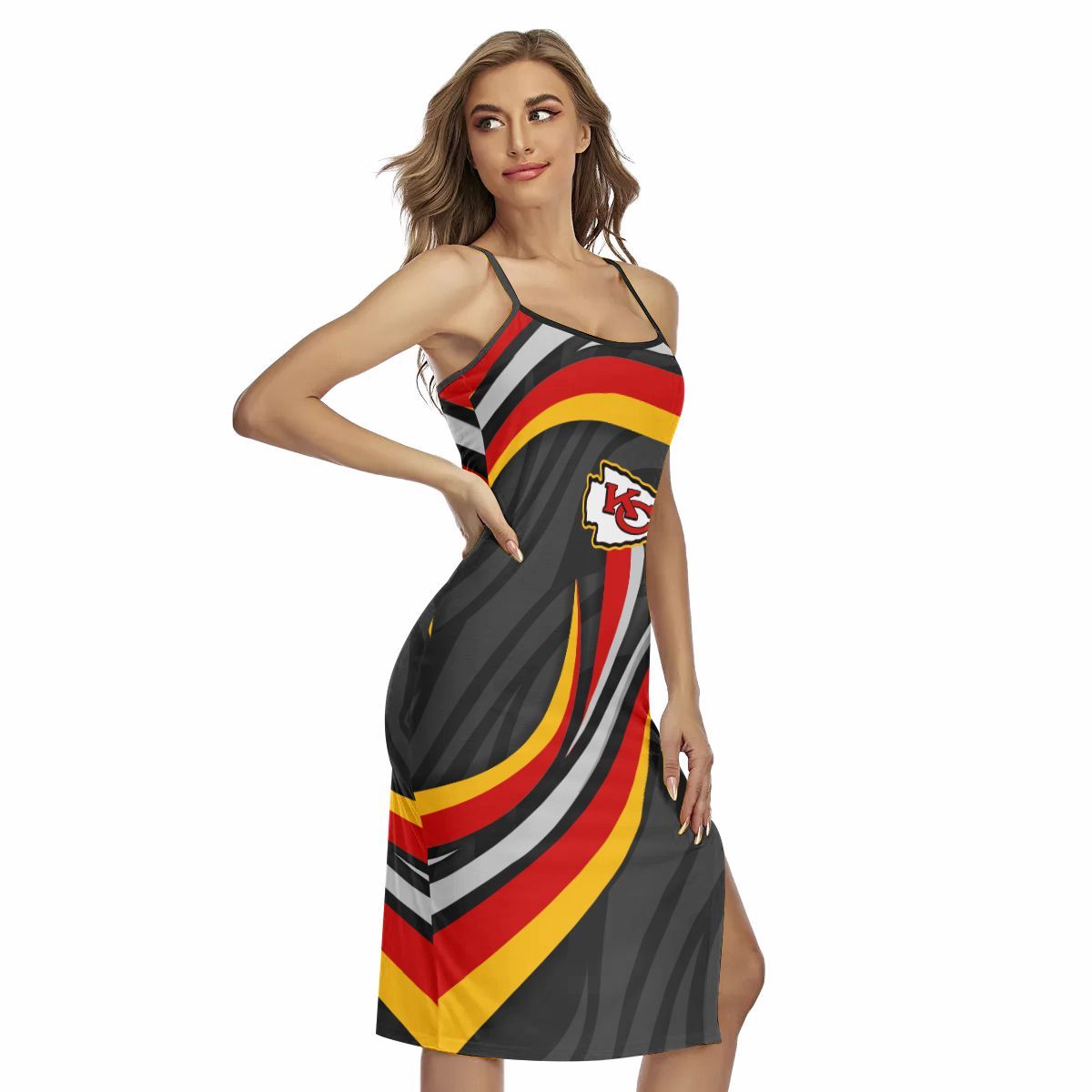 Kansas City Chiefs Women’s Back Cross Cami Dress 28