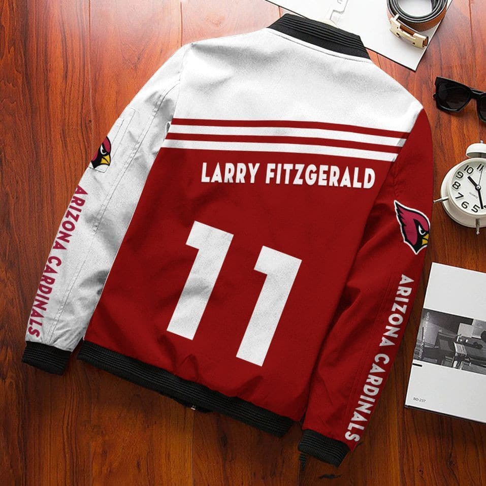 Larry Fitzgerald Jr. – Arizona Cardinals Bomber Jacket 078