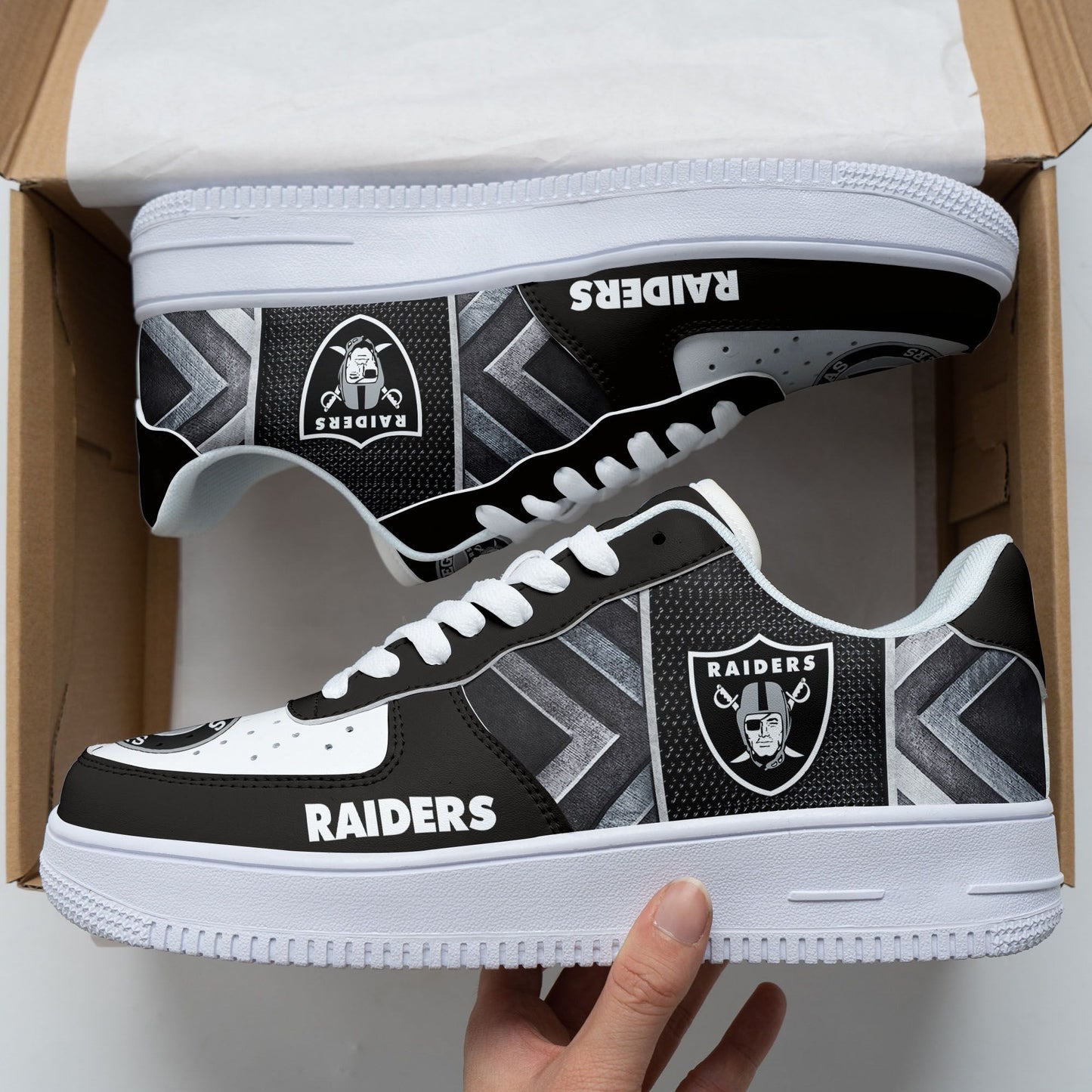 Las Vegas Raiders AF1 Shoes 132