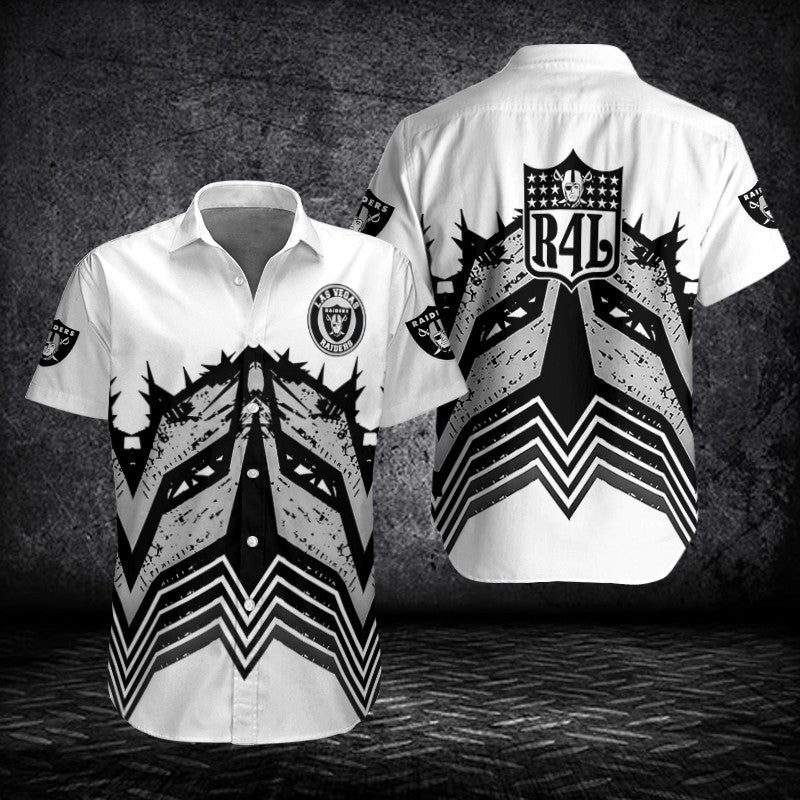 Las Vegas Raiders Button Shirt BG573