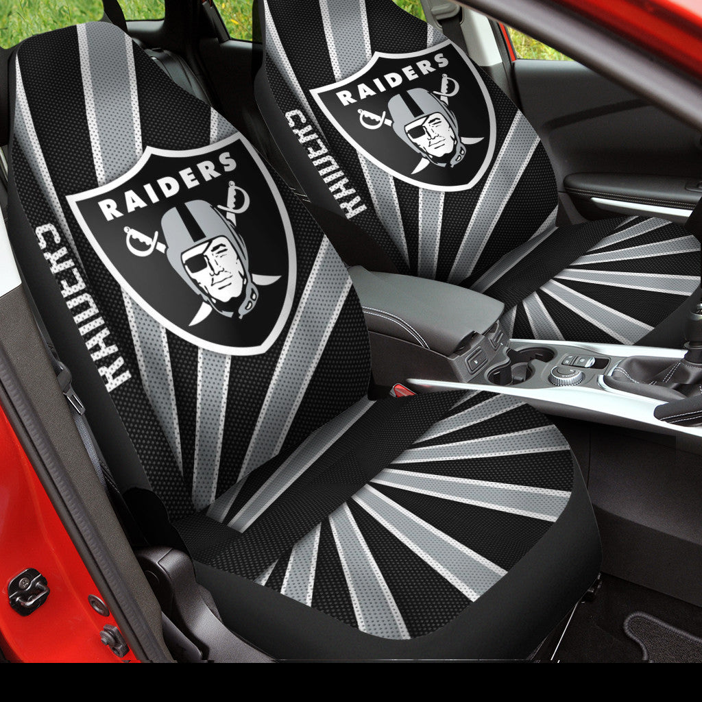 Las Vegas Raiders Car Seat Covers BG416