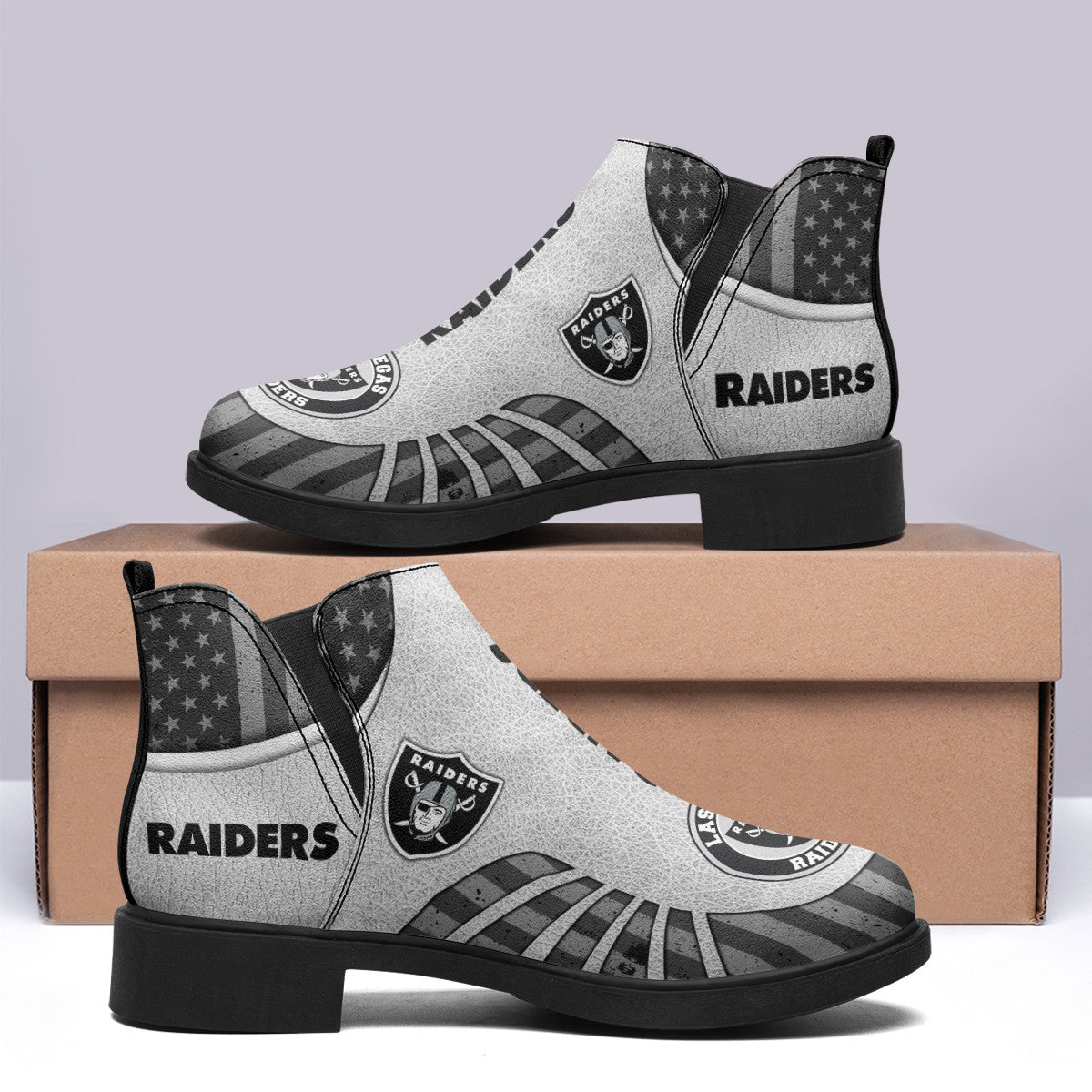 Las Vegas Raiders Comfort & Fashion Short Boots BG74