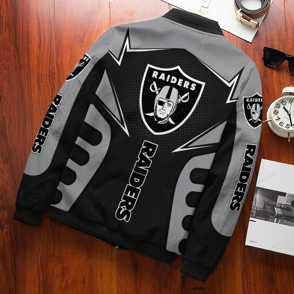 Las Vegas Raiders Personalized Bomber Jacket BG310