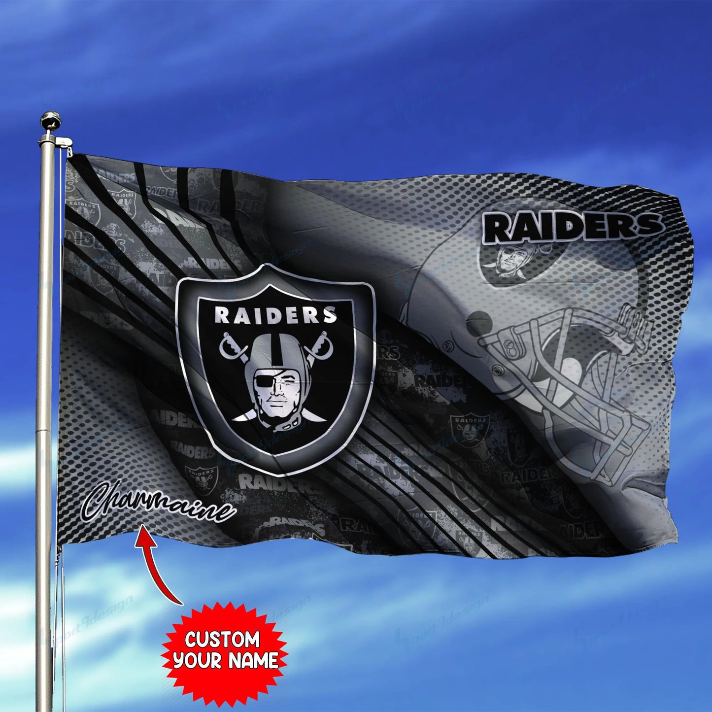 Las Vegas Raiders Personalized Flag 229