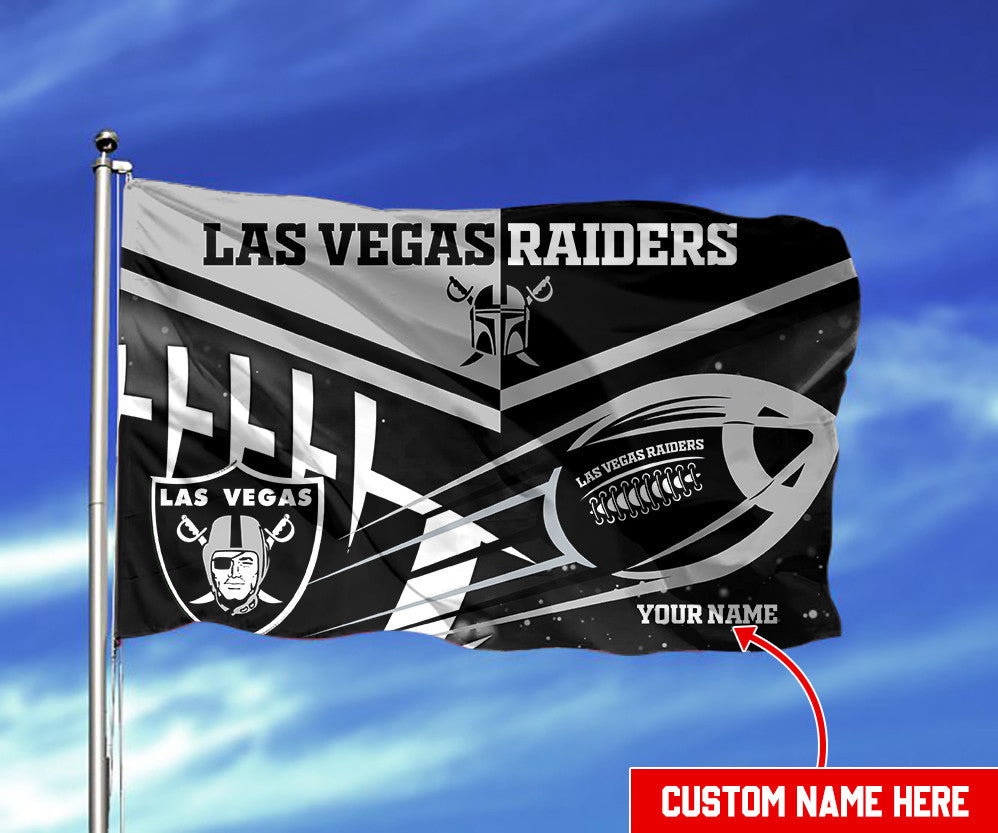 Las Vegas Raiders Personalized Flag 347