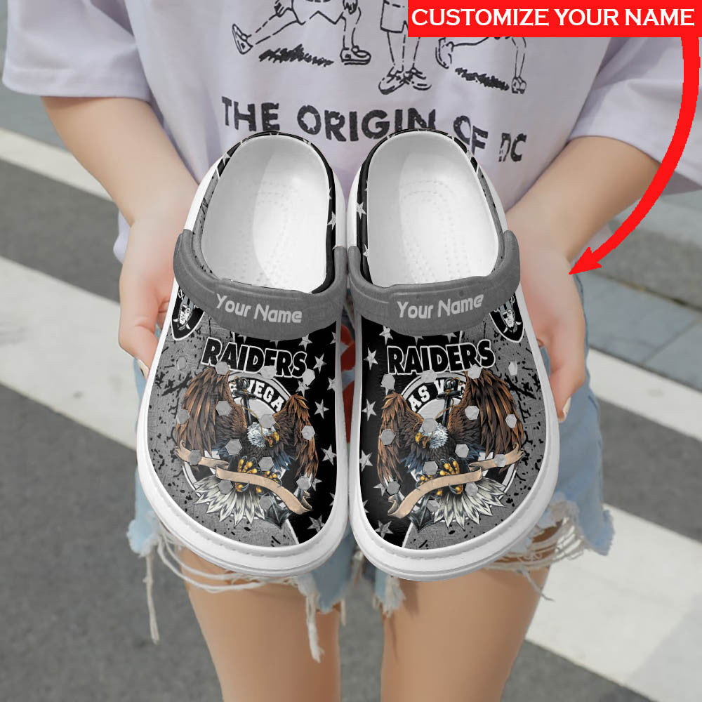 Las Vegas Raiders Personalized Limited Clog BG108