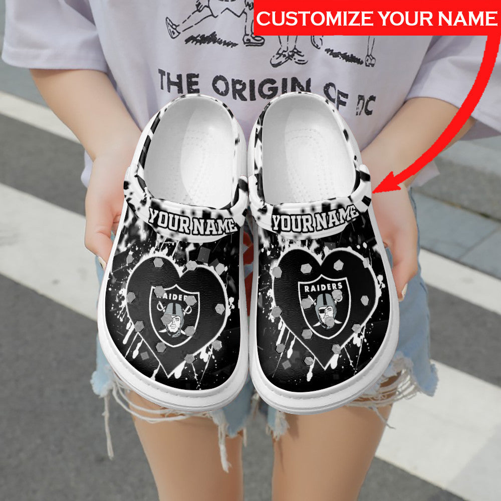 Las Vegas Raiders Personalized Limited Clog BG78