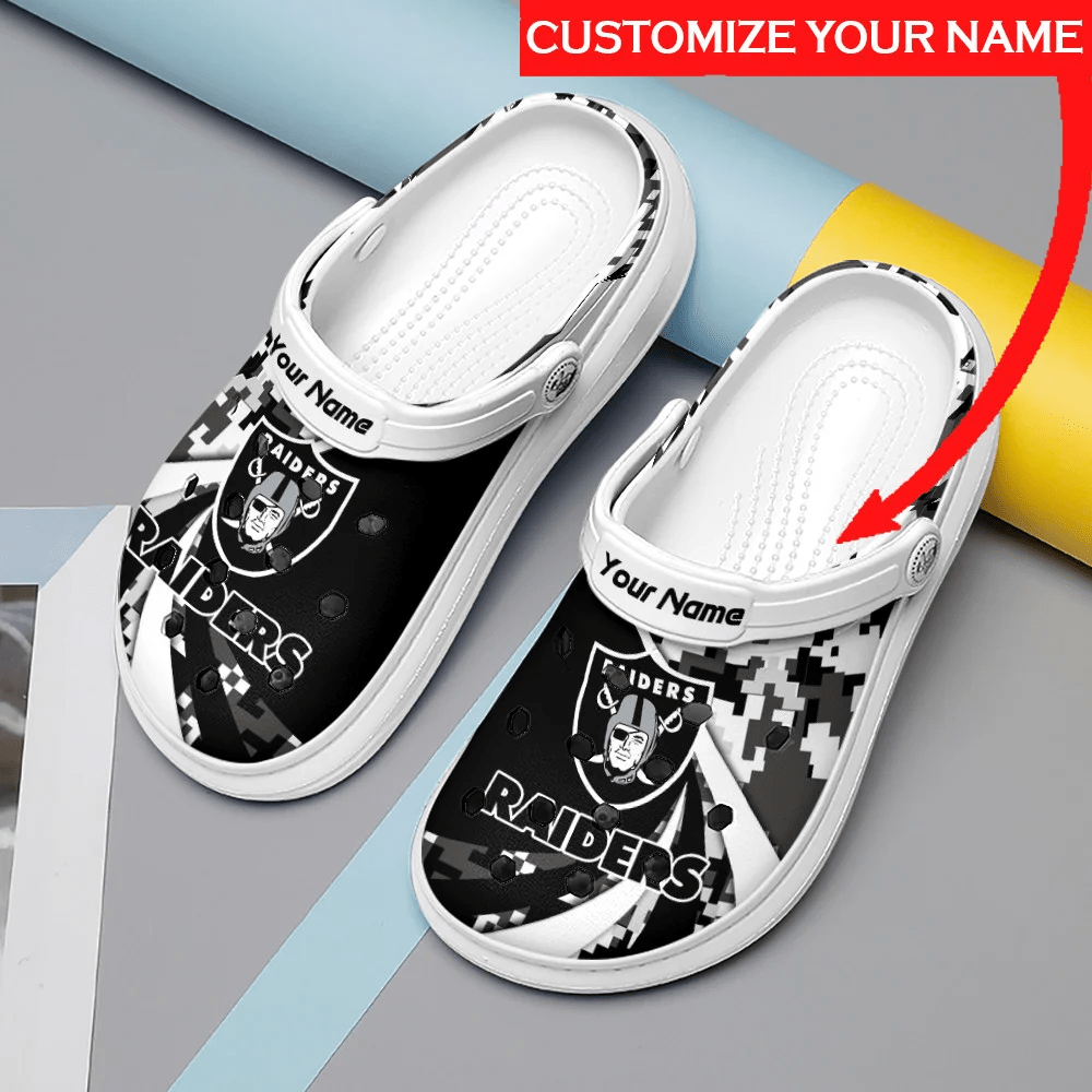 Las Vegas Raiders Personalized Limited Clog BG94