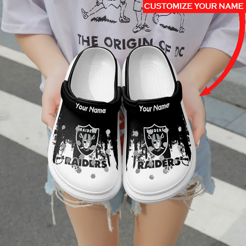 Las Vegas Raiders Personalized Limited Clog BG96