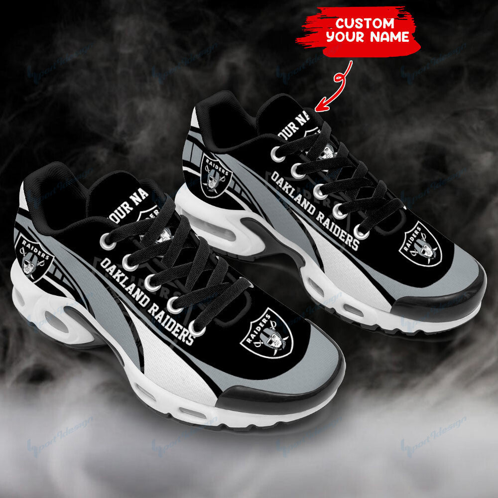 Las Vegas Raiders Personalized Plus T-N Youth Sneakers BG35