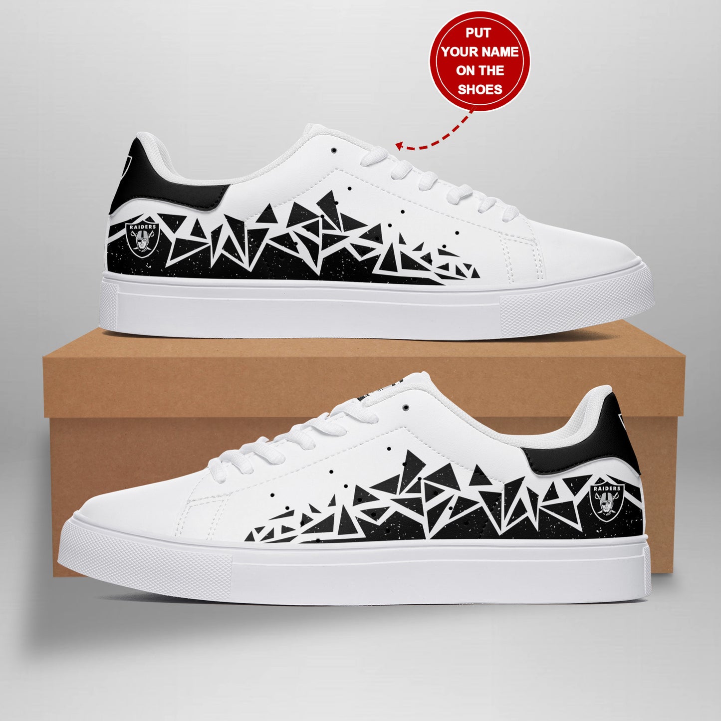 Las Vegas Raiders Personalized SS Custom Sneakers BG287