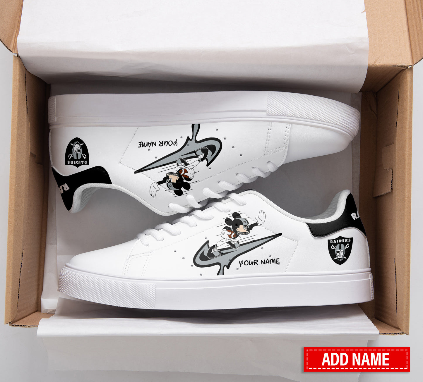 Las Vegas Raiders Personalized SS Custom Sneakers BG372