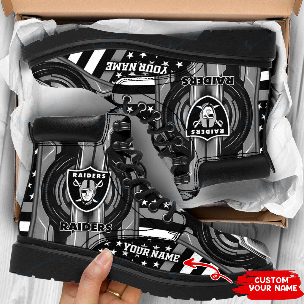 Las Vegas Raiders Personalized TBL Boots BG11