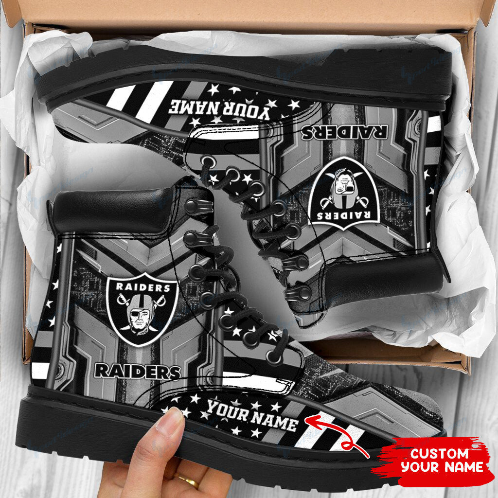 Las Vegas Raiders Personalized TBL Boots BG14