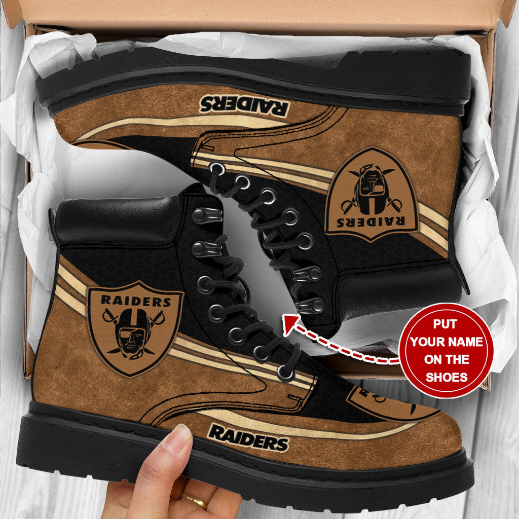 Las Vegas Raiders Personalized TBL Boots BG28