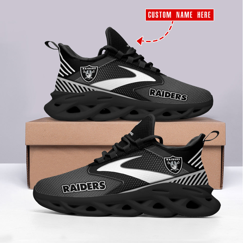 Las Vegas Raiders Personalized Yezy Running Sneakers BB101